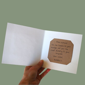 Reusable Eco Friendly Dog Card Blank Inside Or Optional Handwritten Message, 10 of 11