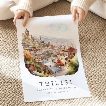 Tbilisi Georgia Travel Print, 4 of 7