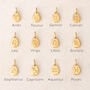 Mini 18ct Gold Plated Zodiac Charm, thumbnail 1 of 3