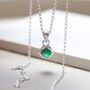 Sterling Silver Birthstone Necklaces, thumbnail 8 of 12