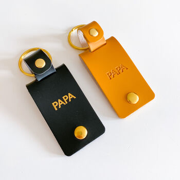 Personalised Papa Photo Keyring Gift, 3 of 6