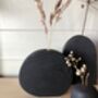 Minimalist Black Wooden Vase In English Ash, thumbnail 9 of 9