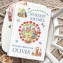 Nursery Rhymes Keepsake Book Personalised For Baby, thumbnail 1 of 12