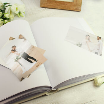 Personalised Traditional Wedding Photo Album For Couple, 5 of 5