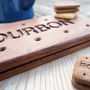 Personalised Bourbon Biscuit Wooden Coaster, thumbnail 3 of 6