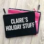 Personalised Text Zipper Pouch, thumbnail 2 of 11