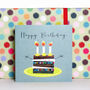 Happy Birthday Cake Card, thumbnail 1 of 5
