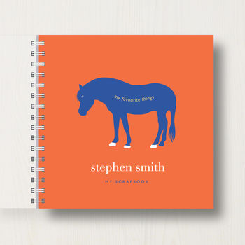Personalised Kid's Pony Scrapbook Or Memory Book, 8 of 9