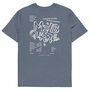 Melbourne Coffee Scene Cotton Embroidered T Shirt, thumbnail 1 of 12