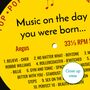 25th Birthday Print Music Day You Were Born Record 1999, thumbnail 3 of 12