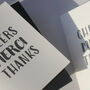 Thank You, Merci, Cheers Card, thumbnail 6 of 8