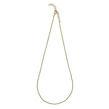 Rope Chain Necklace Gold, 2 of 3