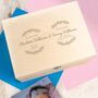 Personalised Twin Baby Keepsake Box, thumbnail 11 of 12