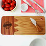 Oak Personalised Serving Platter And Chopping Board, thumbnail 5 of 6