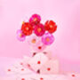 Valentines Recycled Plastic Bottle Flower Eco Bouquet, thumbnail 2 of 5