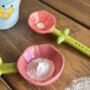 Ceramic Pot With Flower Measuring Spoons, thumbnail 2 of 6