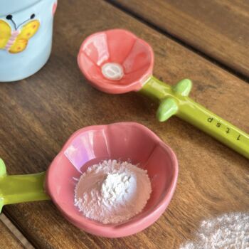 Ceramic Pot With Flower Measuring Spoons, 2 of 6