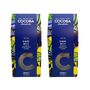 45% Dark Milk Drinking Chocolate Flakes Two Pack, thumbnail 1 of 2