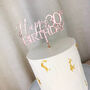 Any Age Happy Birthday Cake Topper, thumbnail 2 of 7