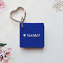 Personalised Nanny Multi Photo Flip Leather Keyring, thumbnail 3 of 8