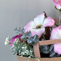 Faux Flowers Gift Bag Pink, thumbnail 2 of 3