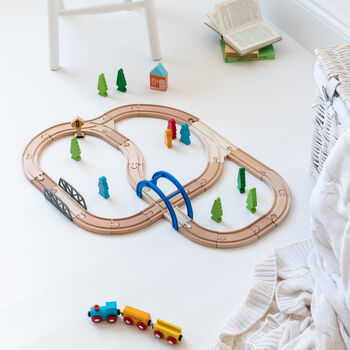 Personalised Wooden Big Journey Train Set, 2 of 6