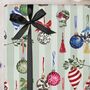 Three Sheets Of Traditional Bauble Christmas Wrapping Paper, thumbnail 1 of 2