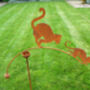 Cat And Mouse Single Or Double Ball Garden Wind Rocker, thumbnail 1 of 2