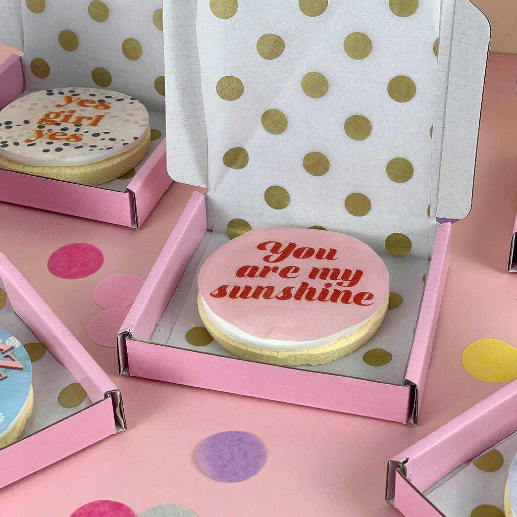The 'Just Because' Letterbox Biscuit Box By Ruby The Cake Artist