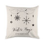 Personalised Winter Magic Cushion Cover, thumbnail 3 of 5