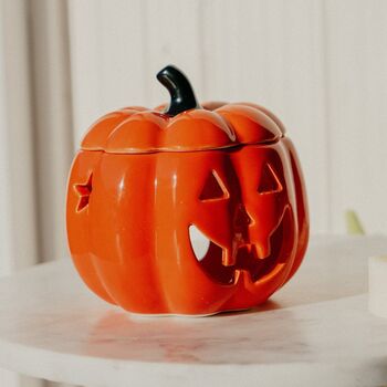 Jack O Lantern Pumpkin Halloween Wax Melt Burner, 4 of 4