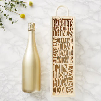 Personalised Her Favourite Things Bottle Box, 2 of 3