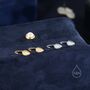 Sterling Silver White Opal Droplet Opal Huggie Hoop Earrings, thumbnail 6 of 11