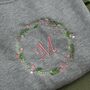 Personalised Floral Wreath Jumper, thumbnail 3 of 5
