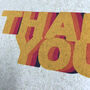 Set Of 12 Colourful Retro Thank You Postcard Note Cards, thumbnail 7 of 8