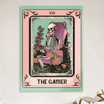 Tarot Themed 'The Gamer' Print, 2 of 4
