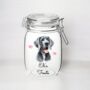Personalised Great Dane Kilner Style Dog Treat Jar, thumbnail 2 of 2