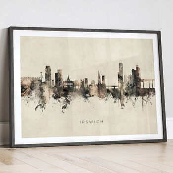 Ipswich Skyline Cityscape Art Print, 12 of 12