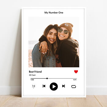 Personalised Song Print For Friends, 3 of 3