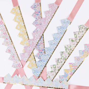 Liberty Multi Print Party Crowns Set Of Eight, 3 of 5