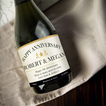 Personalised Classic Prosecco Bottle, 6 of 7