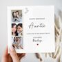 Auntie Birthday Photo Card, Personalised Photo Birthday Card, Mummy, Daddy, Any Relationship, thumbnail 1 of 4