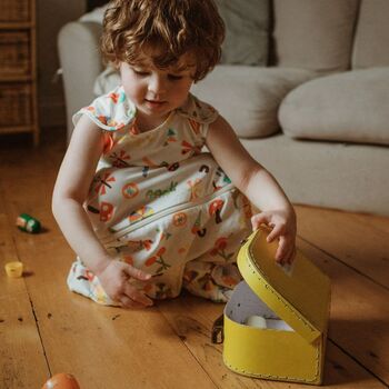 Folk And Thread Organic Baby Sleep Bag Salcombe, 4 of 8