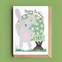 Hoppy Happy Birthday Card, thumbnail 1 of 2