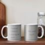 Personalised His And Hers Engagement Mugs, thumbnail 4 of 4