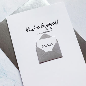 Personalised You're Engaged Card, 4 of 7