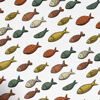 Fish Wrapping Paper, Christian Wrapping Paper, 3 of 3