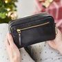 Personalised Leather Cosmetic Bag, thumbnail 5 of 12