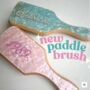 Custom Paddle Hair Brush, thumbnail 3 of 5