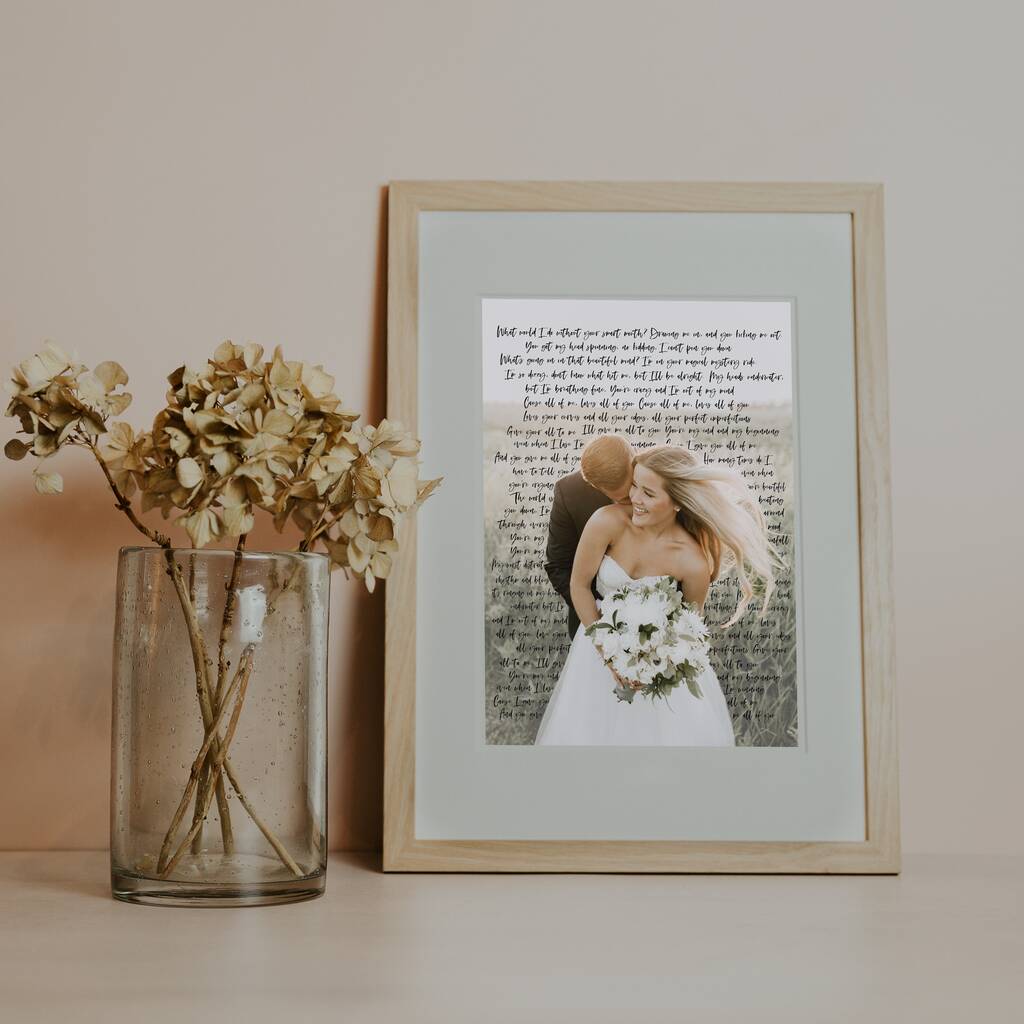 Personalised First Dance Photo Print, 1 of 4